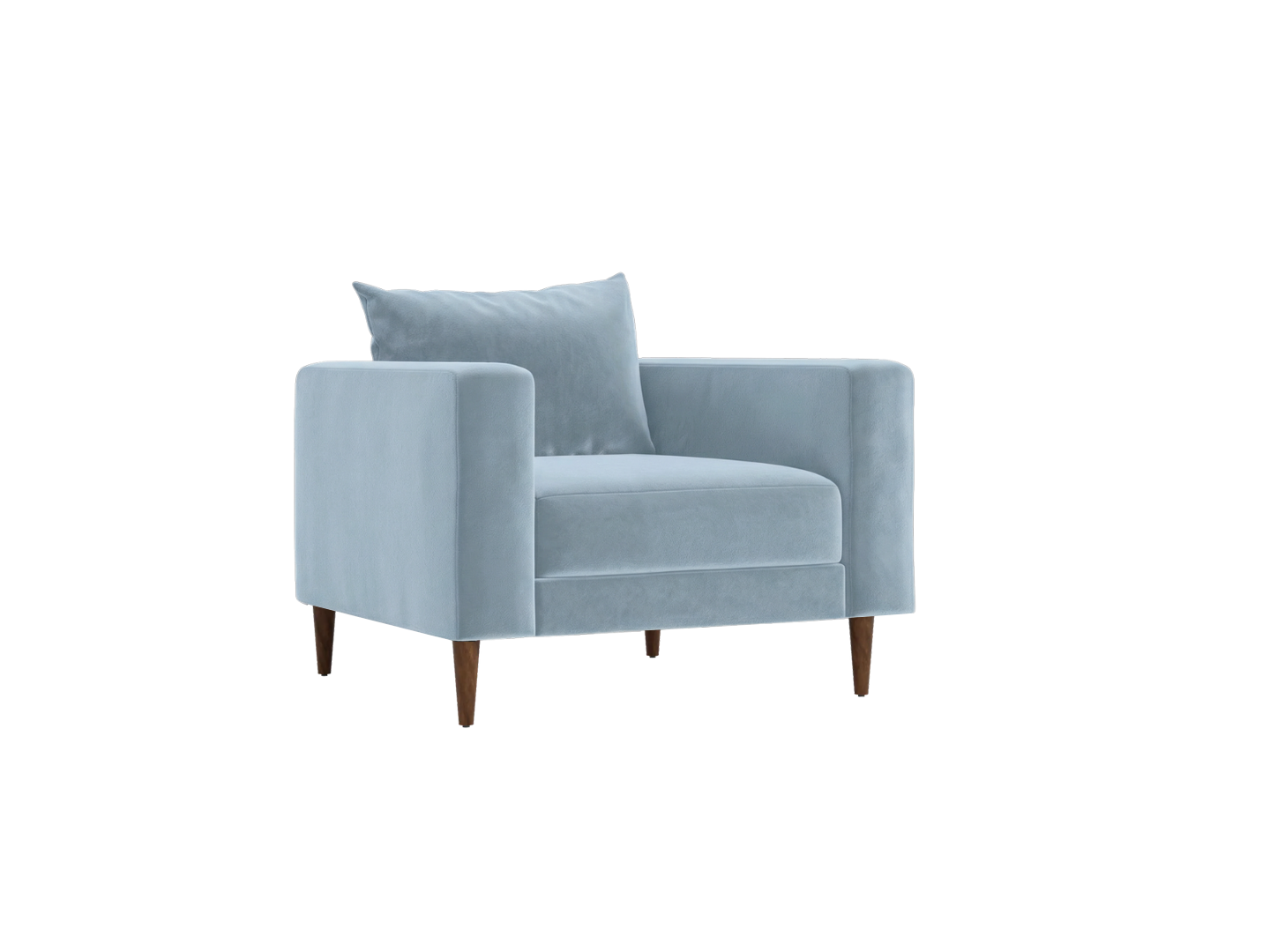 The Essential Club Chair in Recycled Velvet