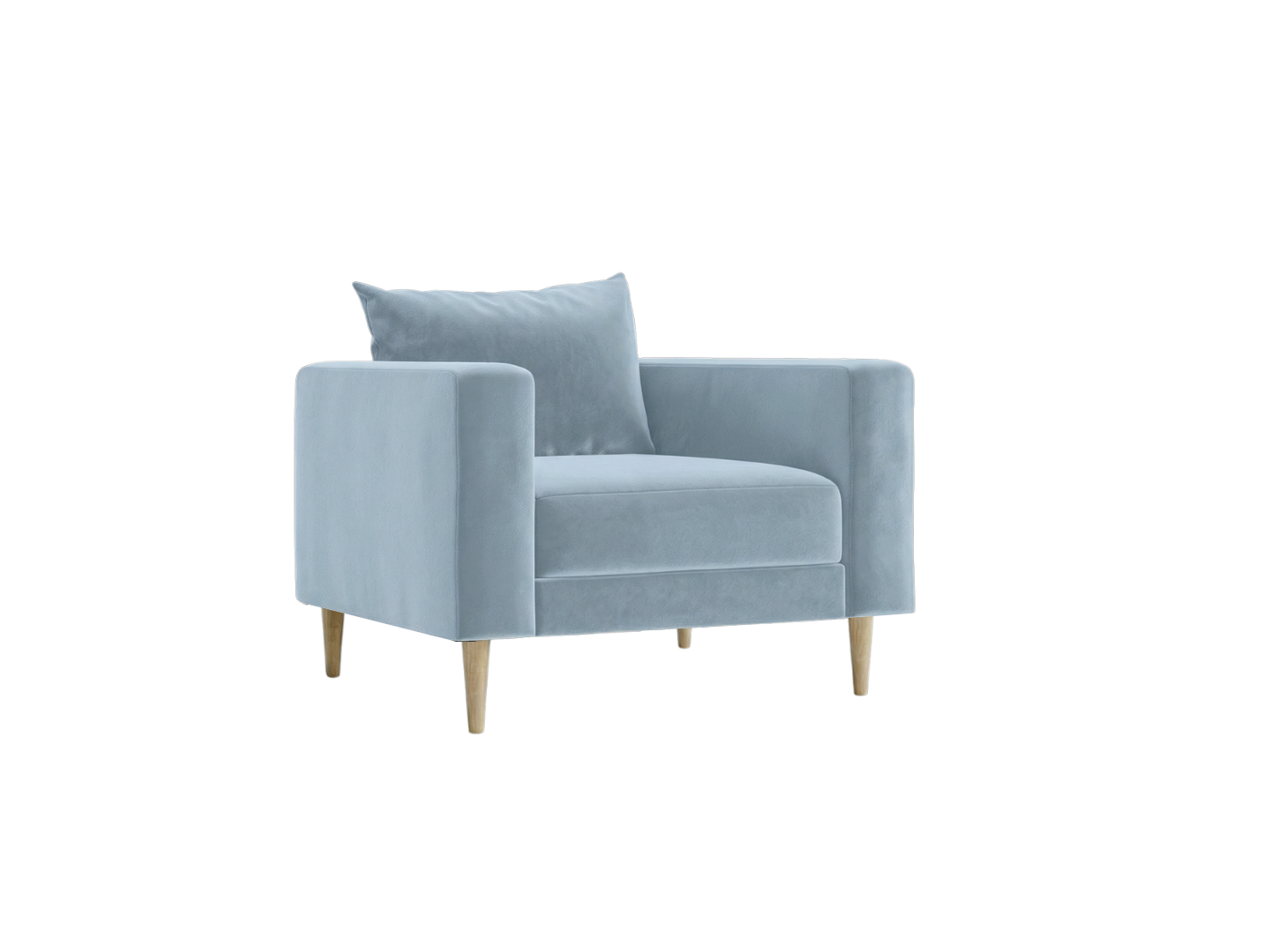 The Essential Club Chair in Recycled Velvet