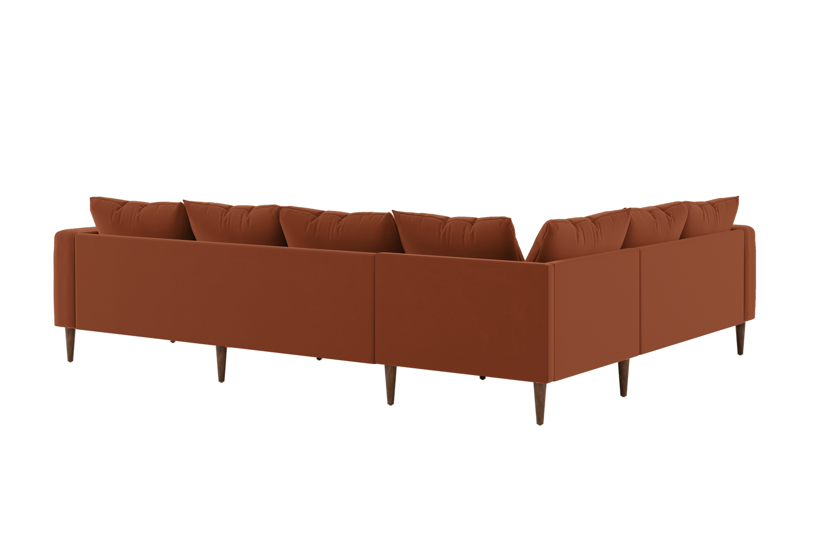 The Essential Corner Sectional (6 Seat) in Recycled Velvet