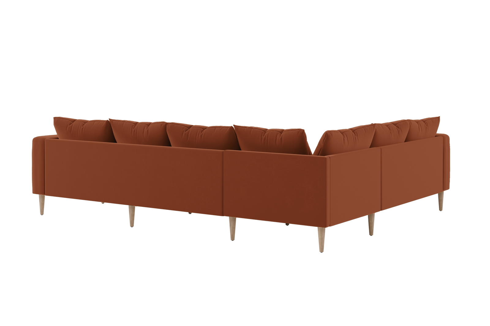 The Essential Corner Sectional (6 Seat) in Recycled Velvet