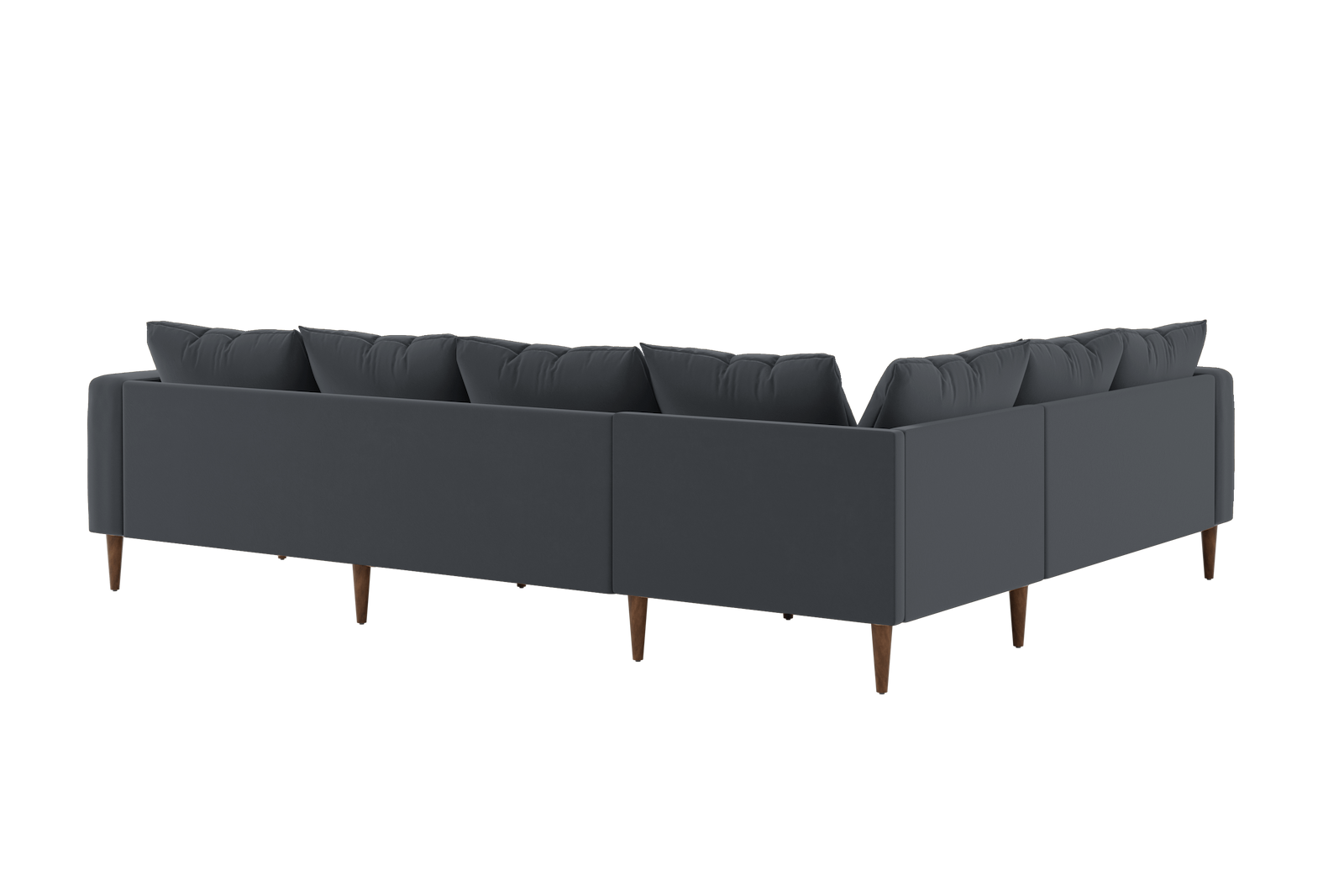 The Essential Corner Sectional (6 Seat) in Recycled Velvet