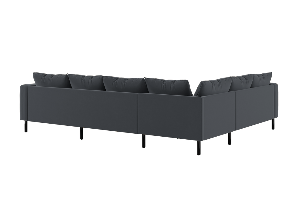 The Essential Corner Sectional (6 Seat) in Recycled Velvet