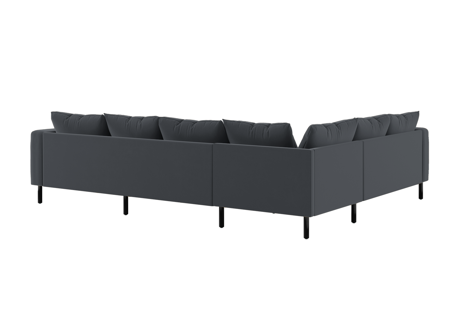 The Essential Corner Sectional (6 Seat) in Recycled Velvet