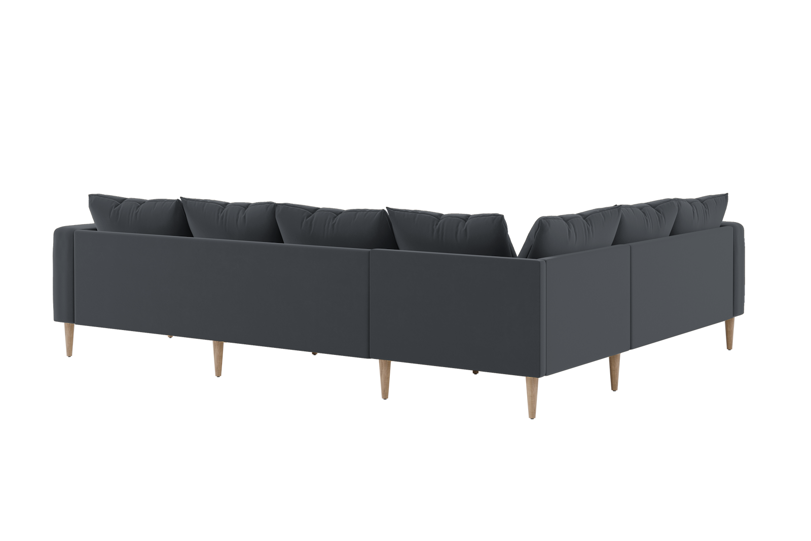 The Essential Corner Sectional (6 Seat) in Recycled Velvet