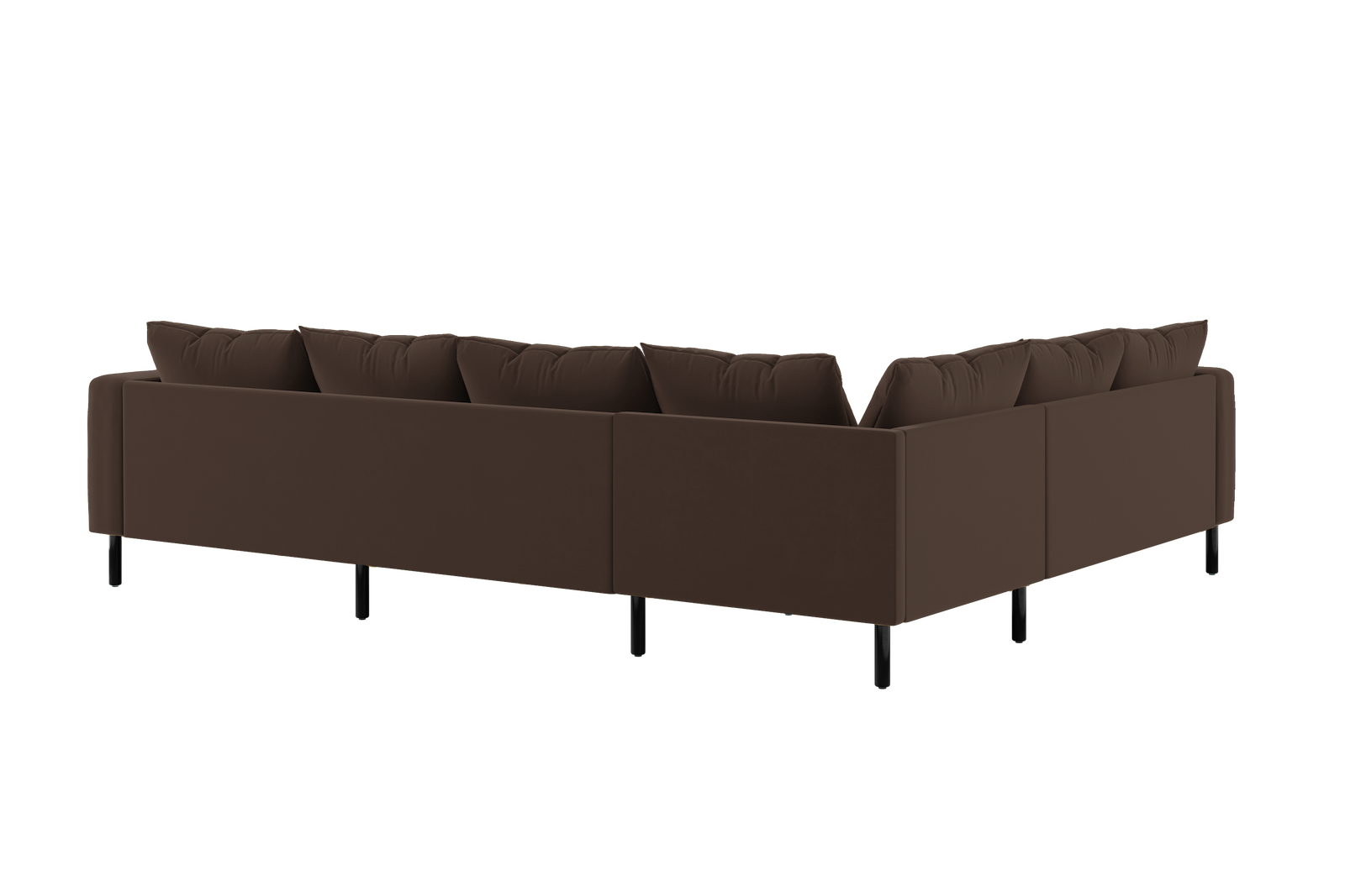 The Essential Corner Sectional (6 Seat) in Recycled Velvet