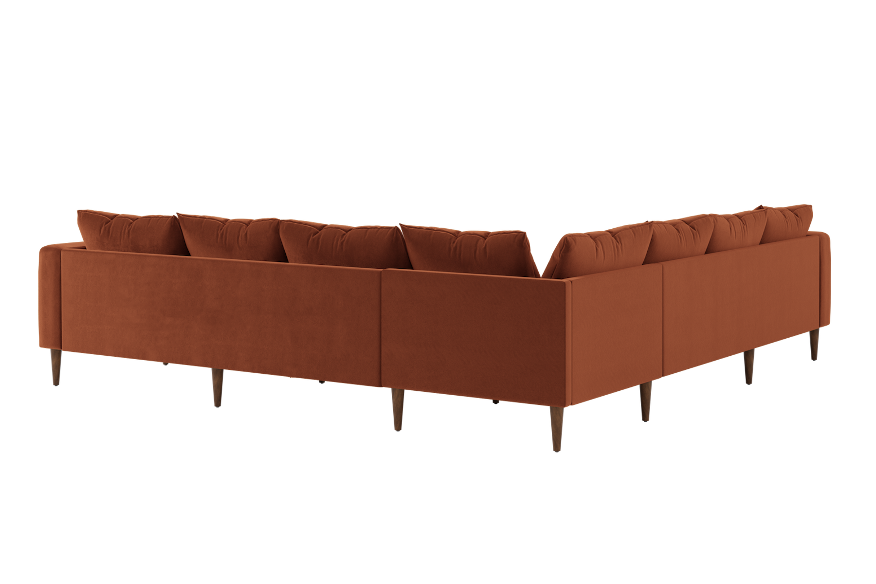 The Essential Corner Sectional (7 Seat) in Recycled Velvet