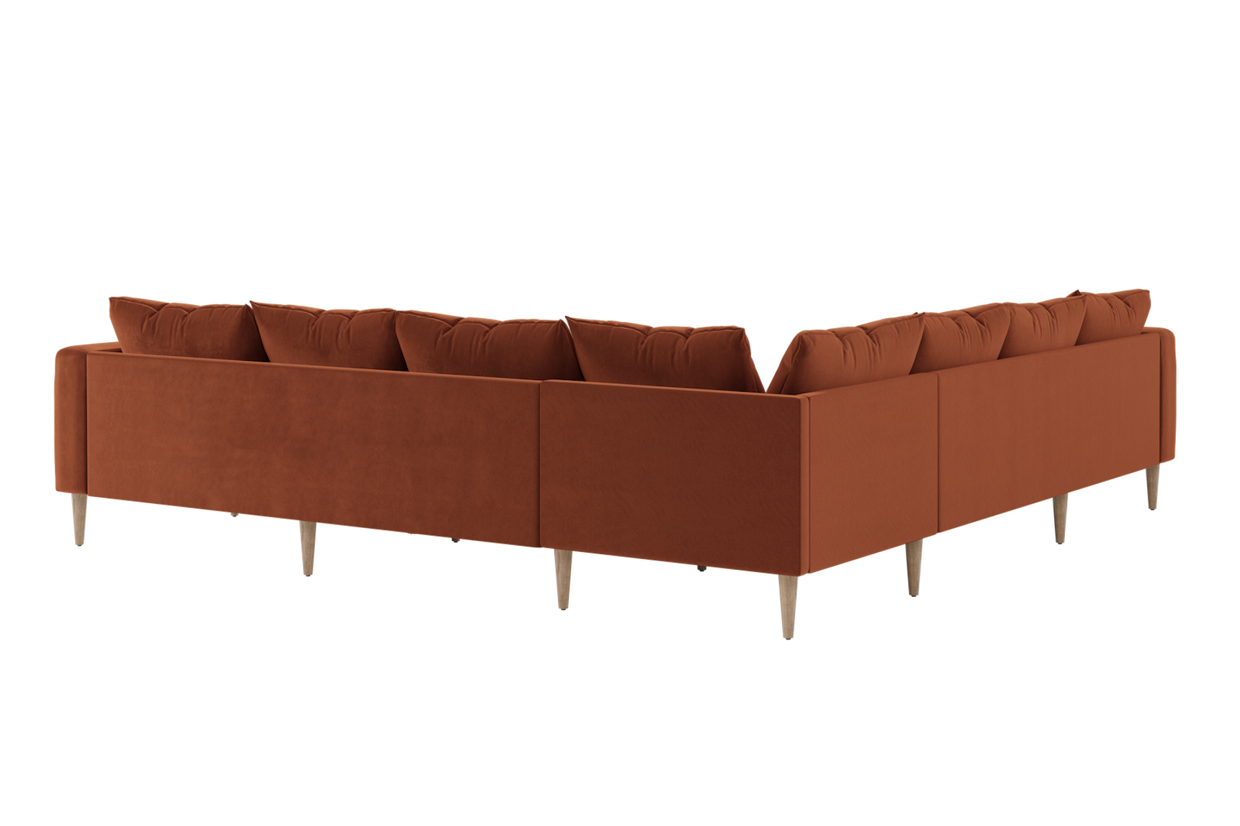 The Essential Corner Sectional (7 Seat) in Recycled Velvet