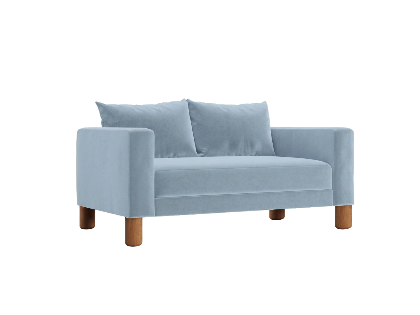The Essential Loveseat in Recycled Velvet