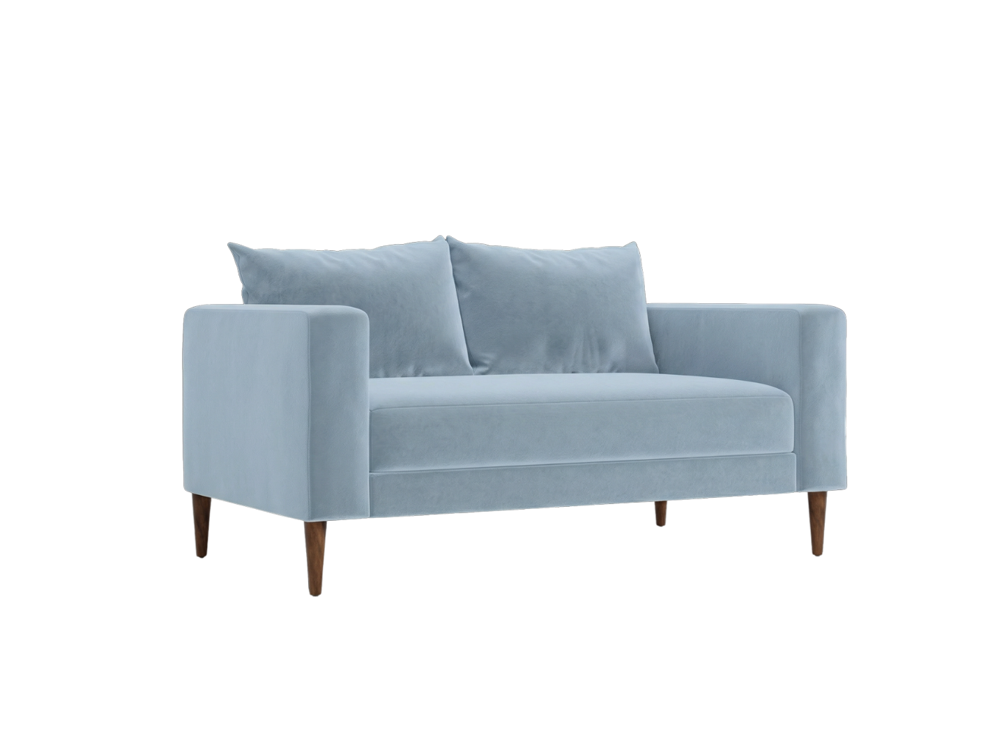 The Essential Loveseat in Recycled Velvet