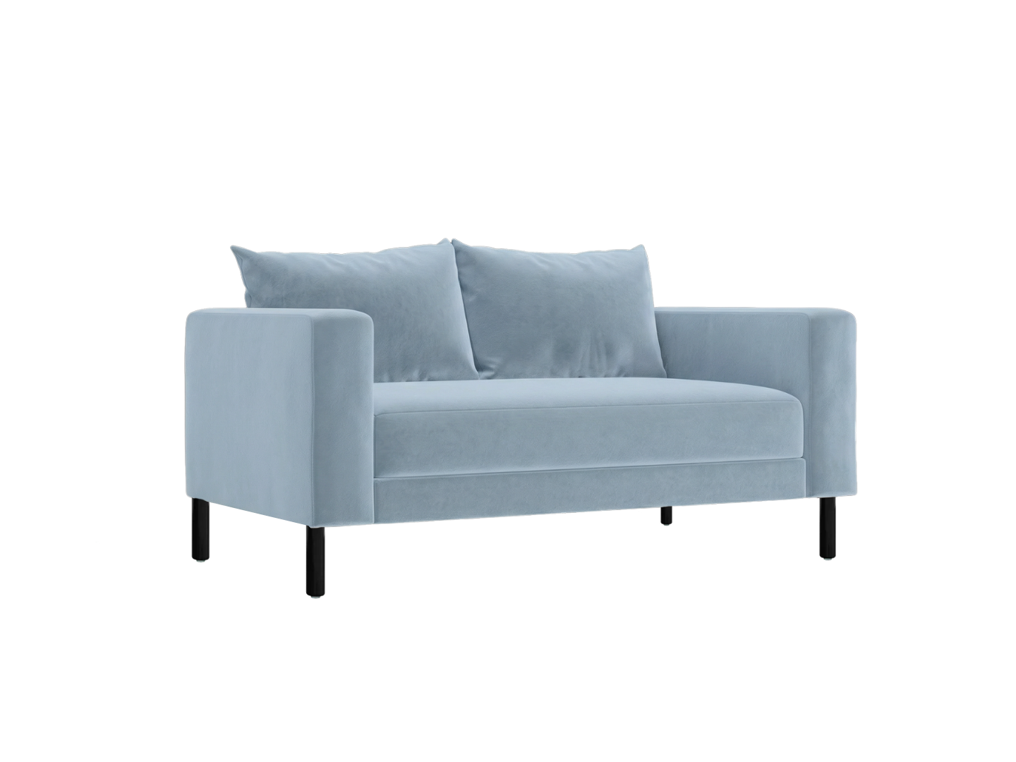 The Essential Loveseat in Recycled Velvet