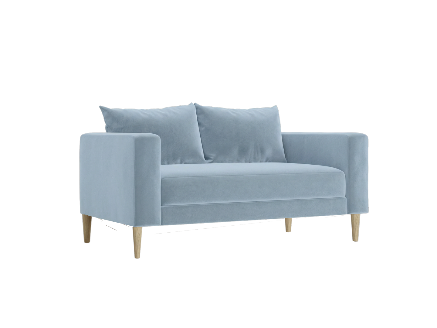 The Essential Loveseat in Recycled Velvet