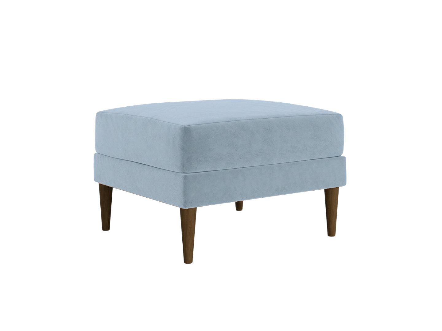 The Essential Ottoman in Recycled Velvet