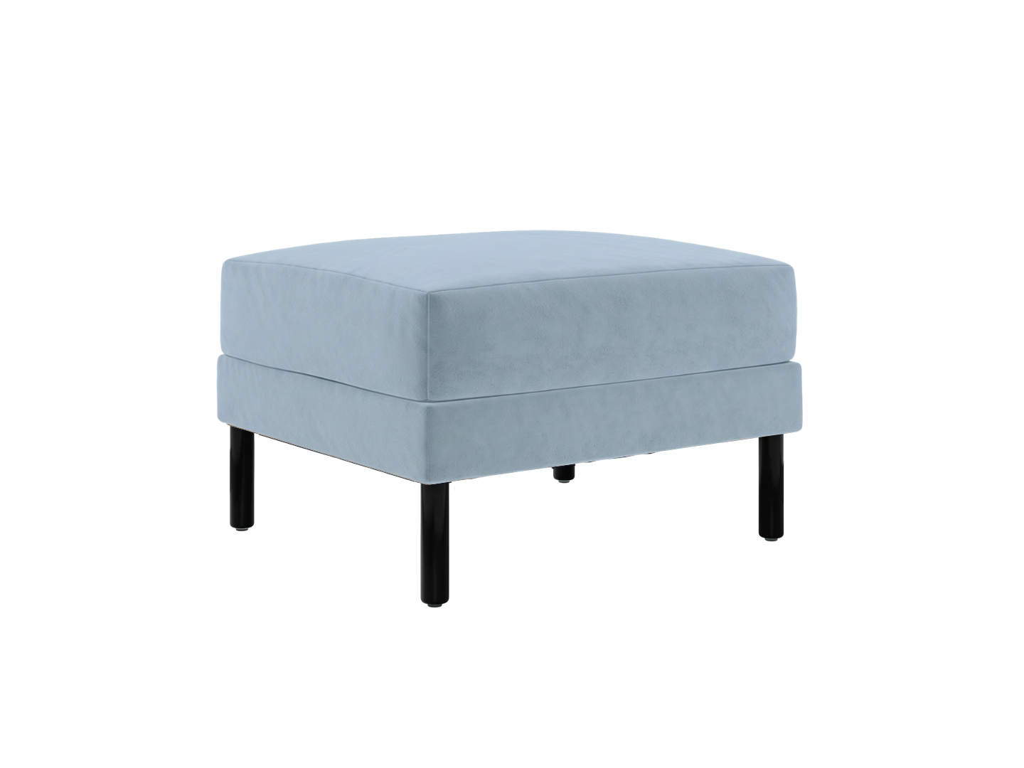 The Essential Ottoman in Recycled Velvet