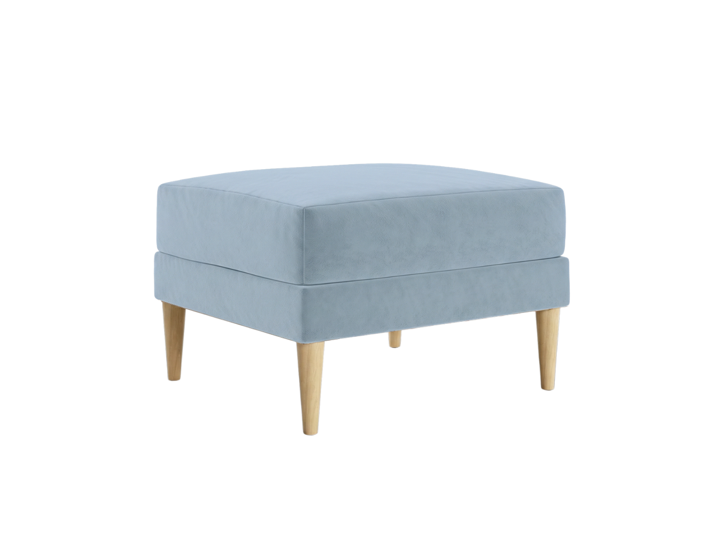 The Essential Ottoman in Recycled Velvet
