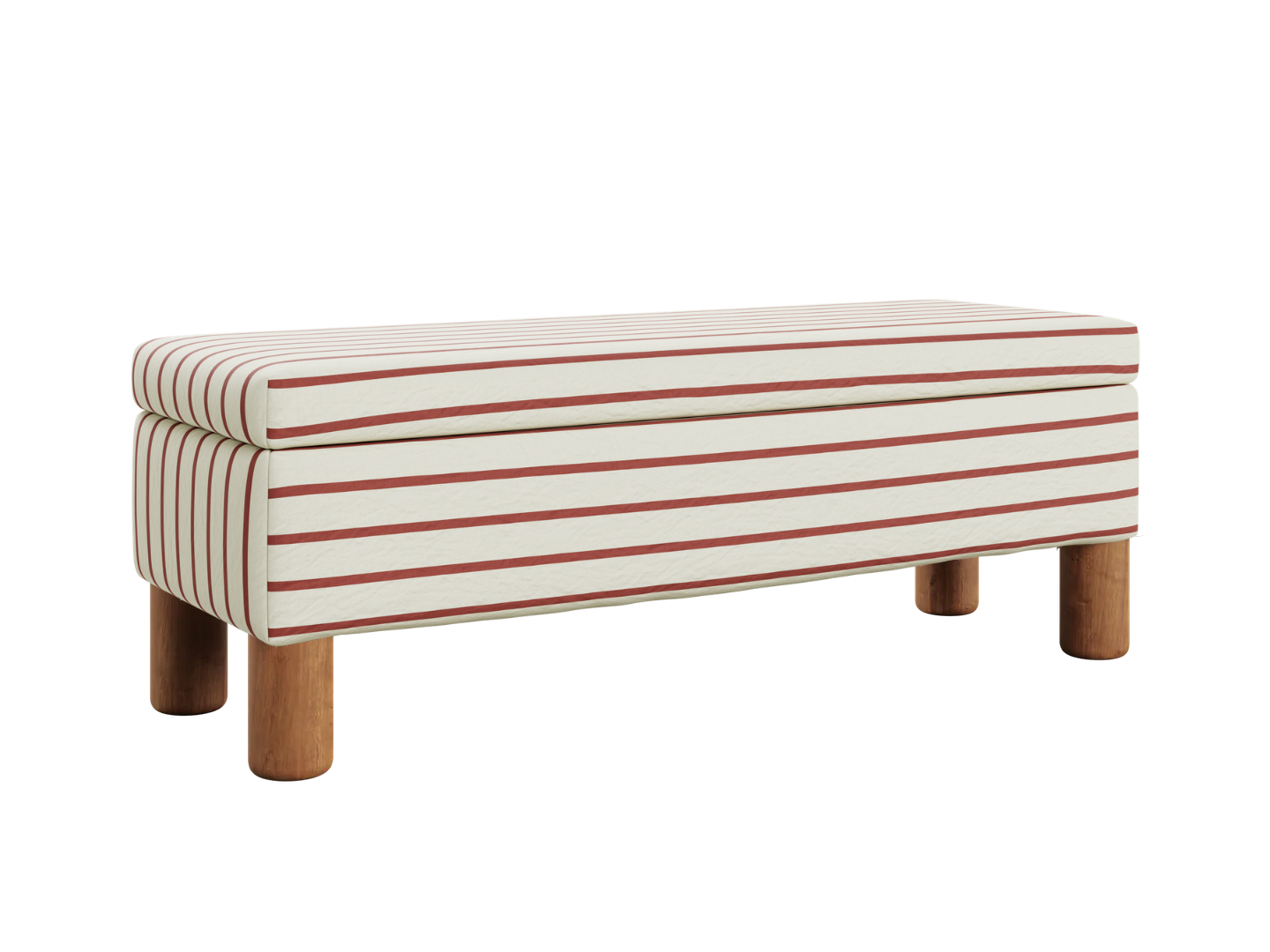 The Essential Storage Bench in Hemp Blend