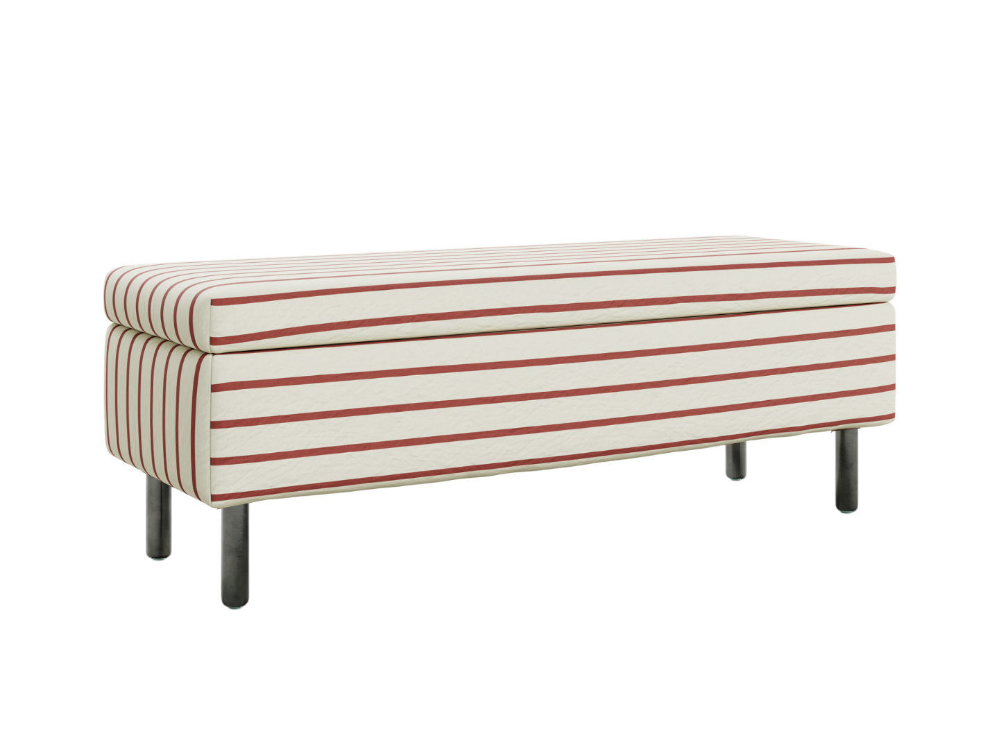 The Essential Storage Bench in Hemp Blend