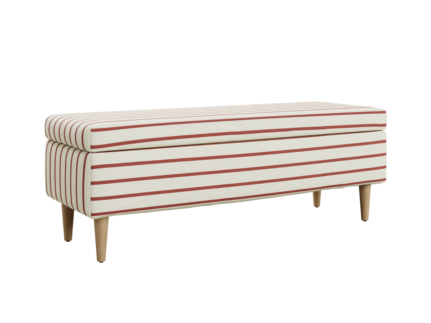 The Essential Storage Bench in Hemp Blend