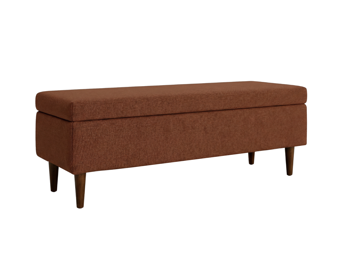 The Essential Storage Bench in Hemp Blend