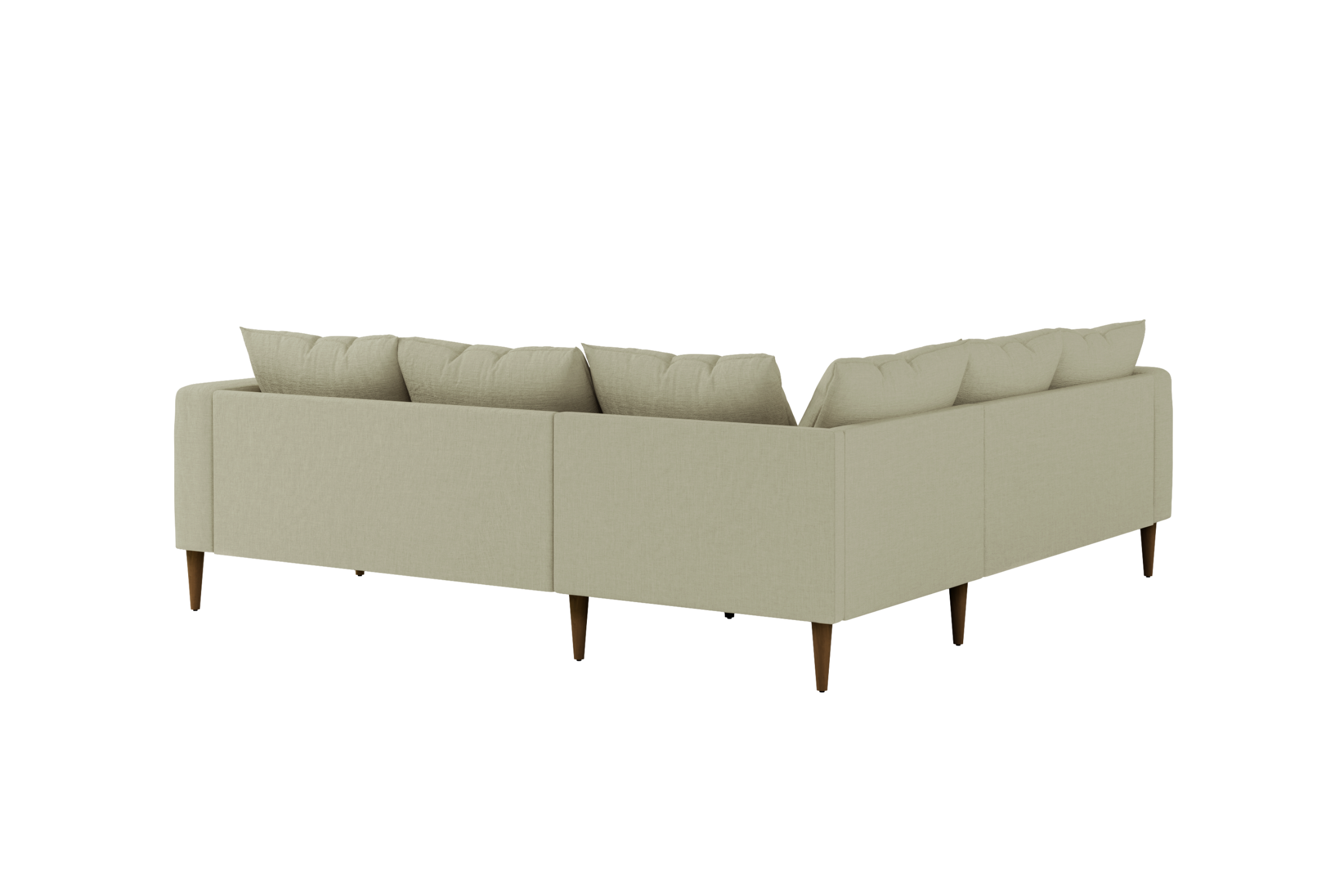 The Essential Corner Sectional (5 Seat) in Hemp Blend