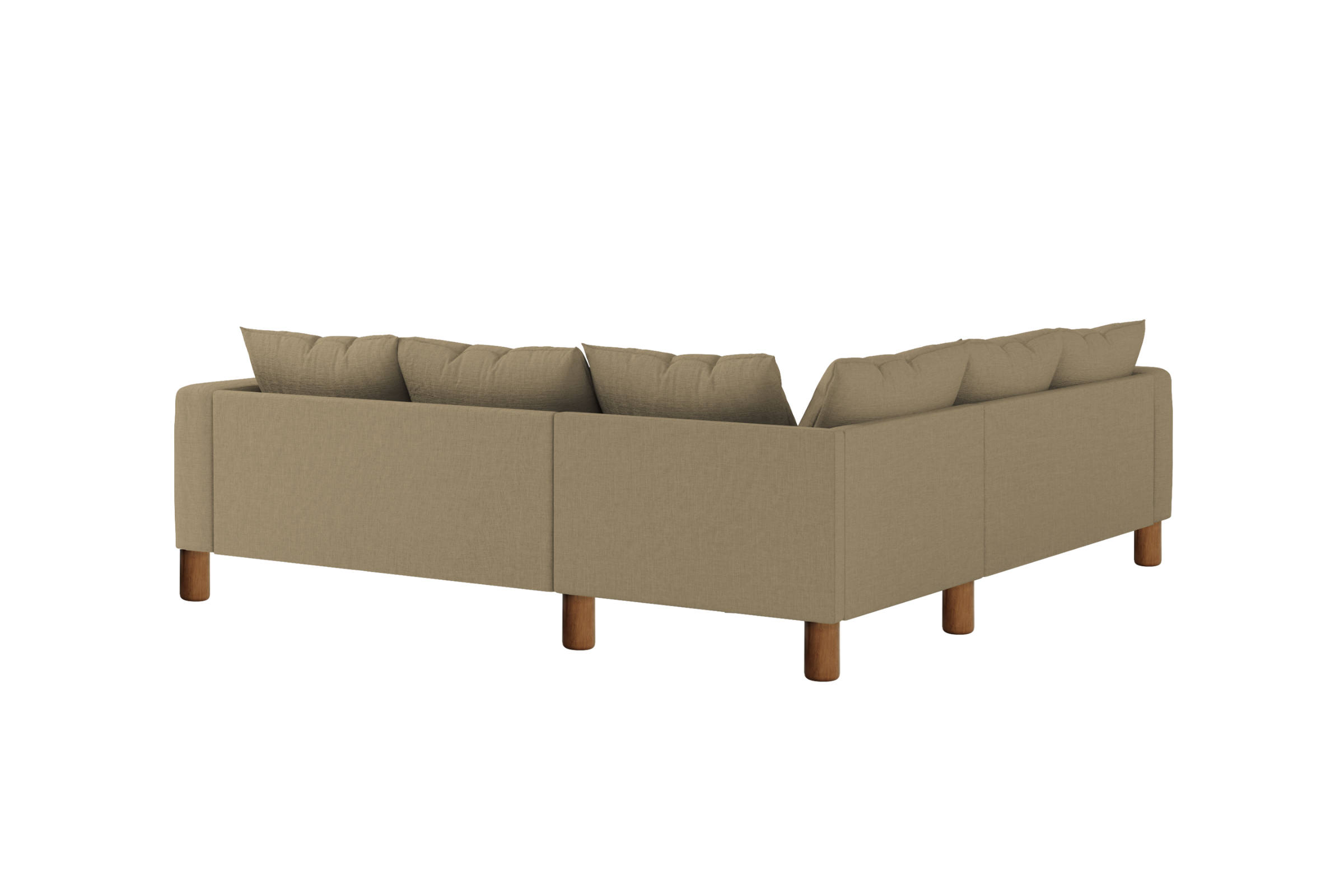 The Essential Corner Sectional (5 Seat) in Hemp Blend