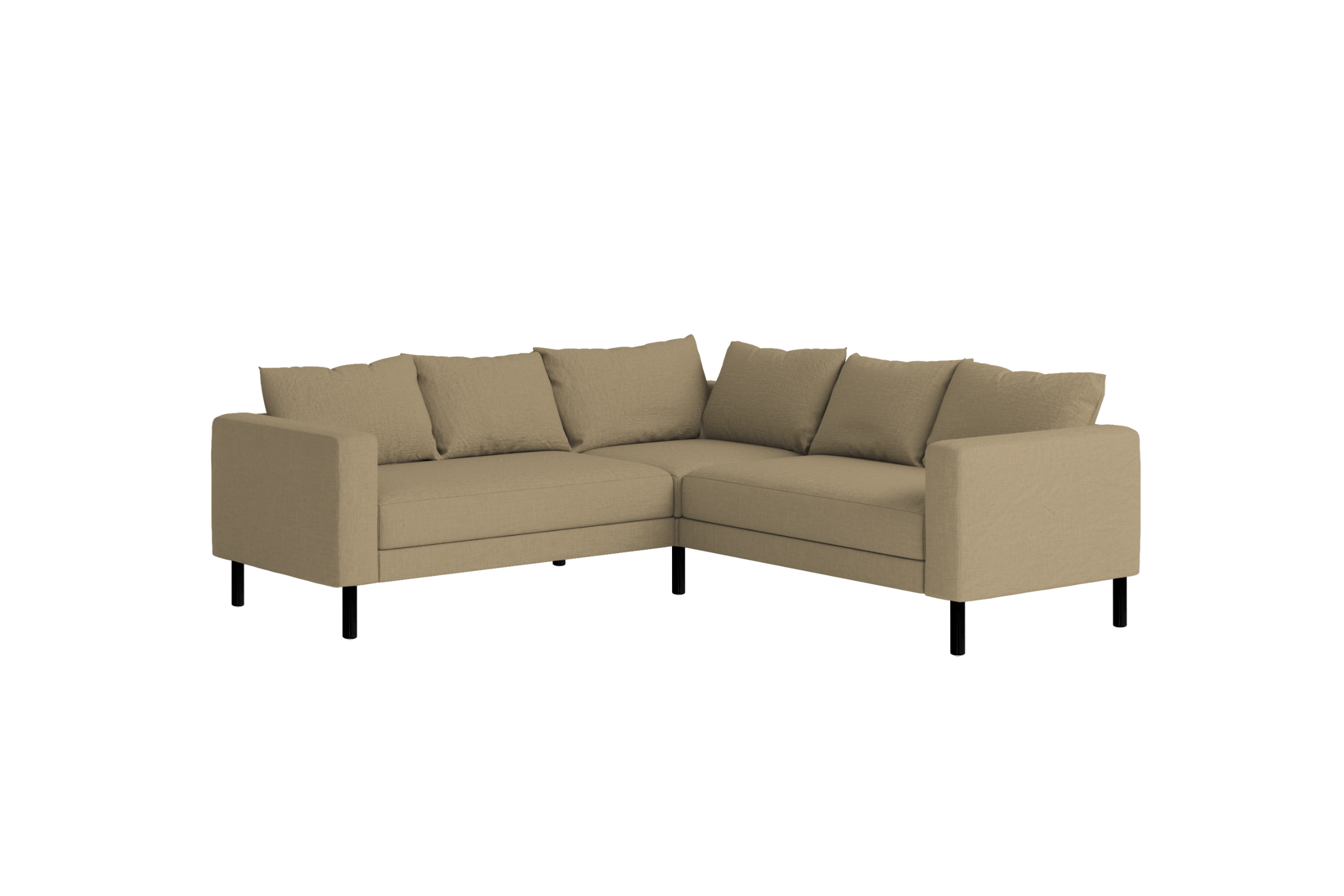 The Essential Corner Sectional (5 Seat) in Hemp Blend