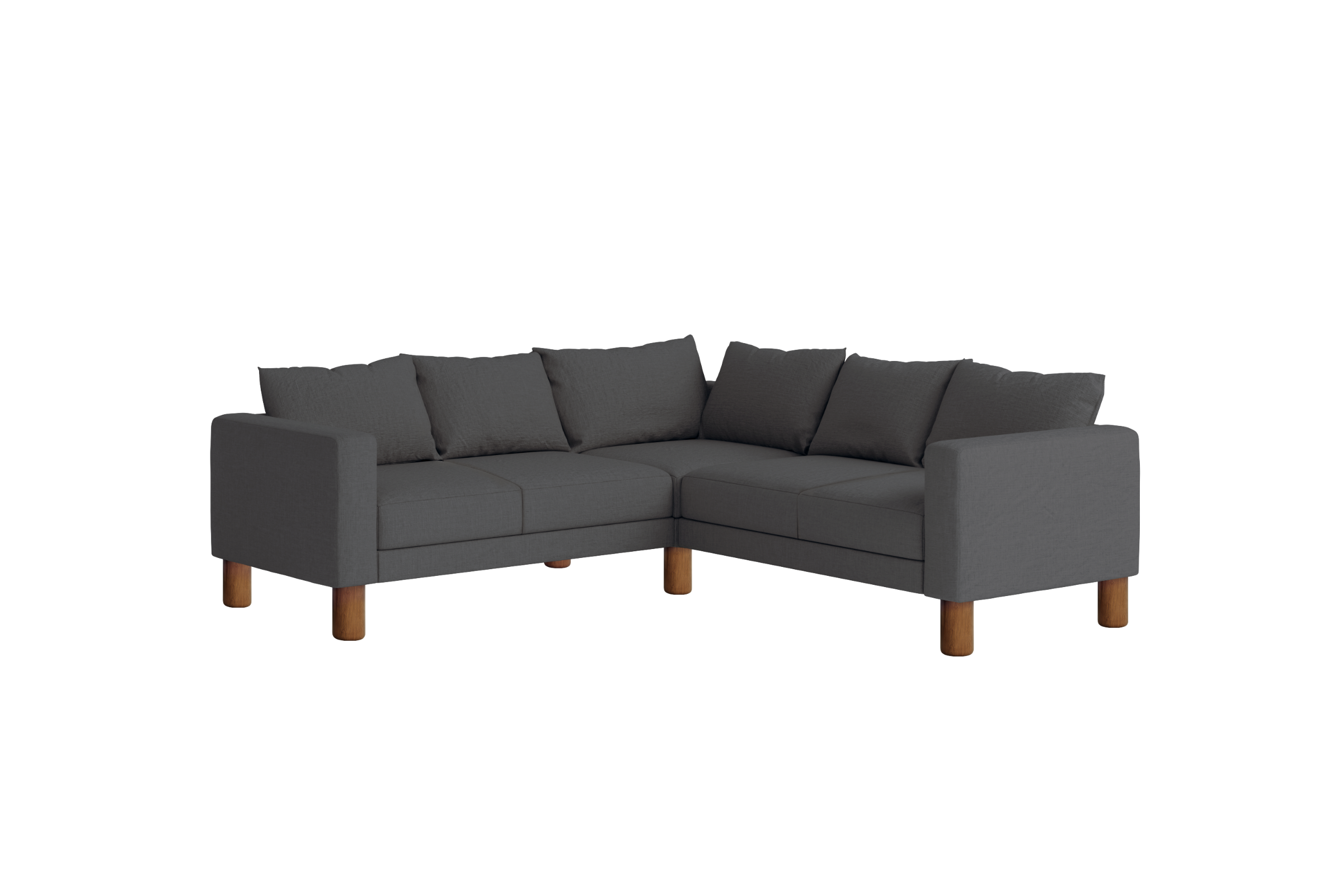 The Essential Corner Sectional (5 Seat) in Hemp Blend
