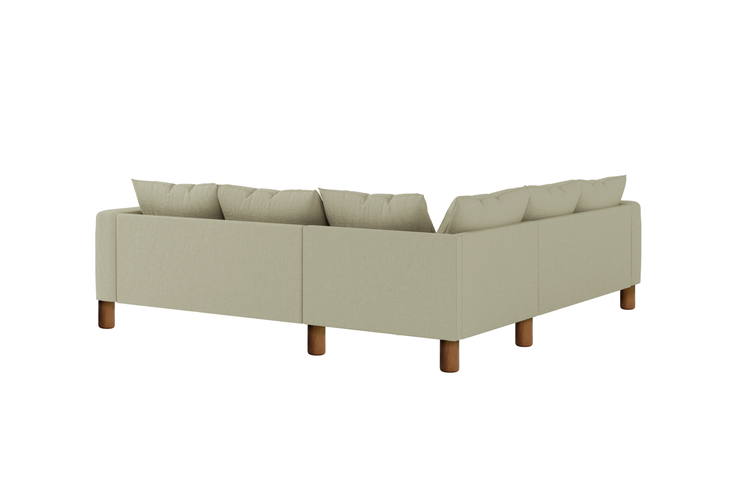 The Essential Corner Sectional (5 Seat) in Hemp Blend