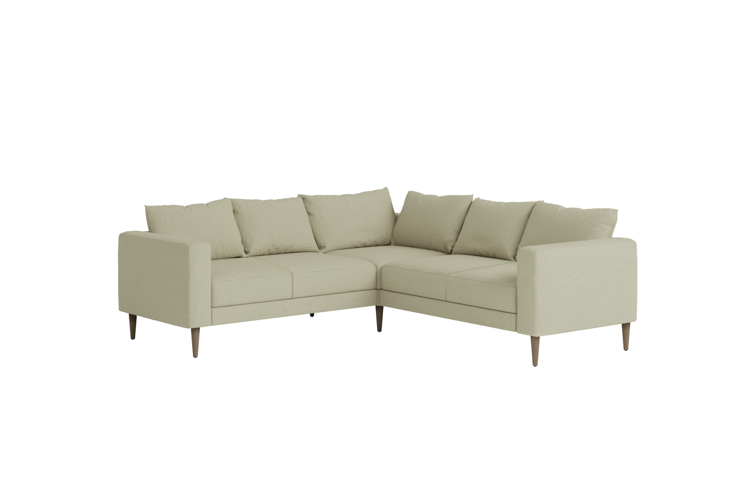 The Essential Corner Sectional (5 Seat) in Hemp Blend
