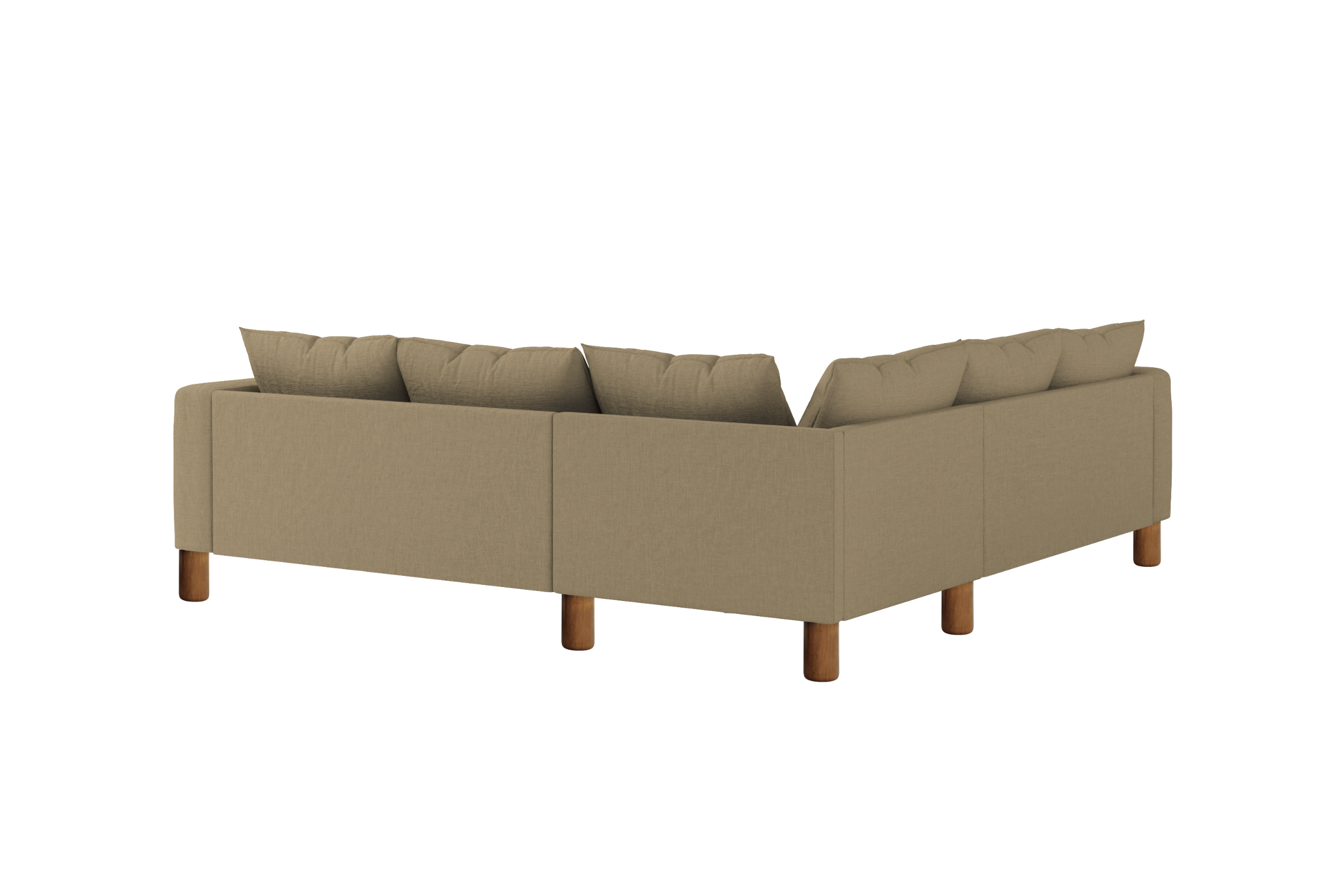 The Essential Corner Sectional (5 Seat) in Hemp Blend