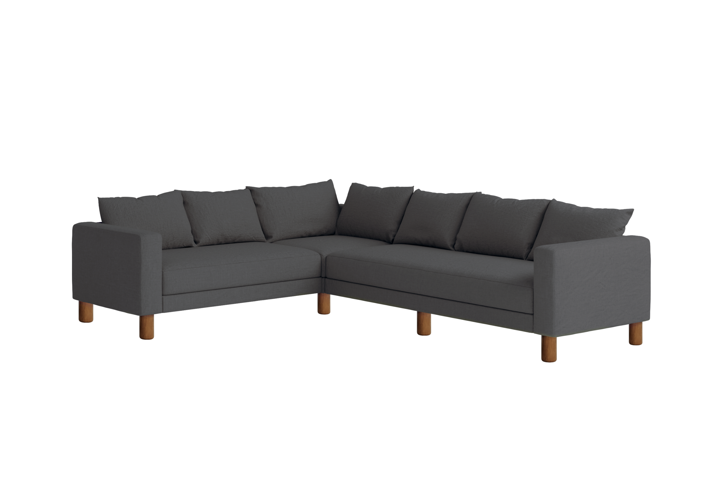 The Essential Corner Sectional (6 Seat) in Hemp Blend