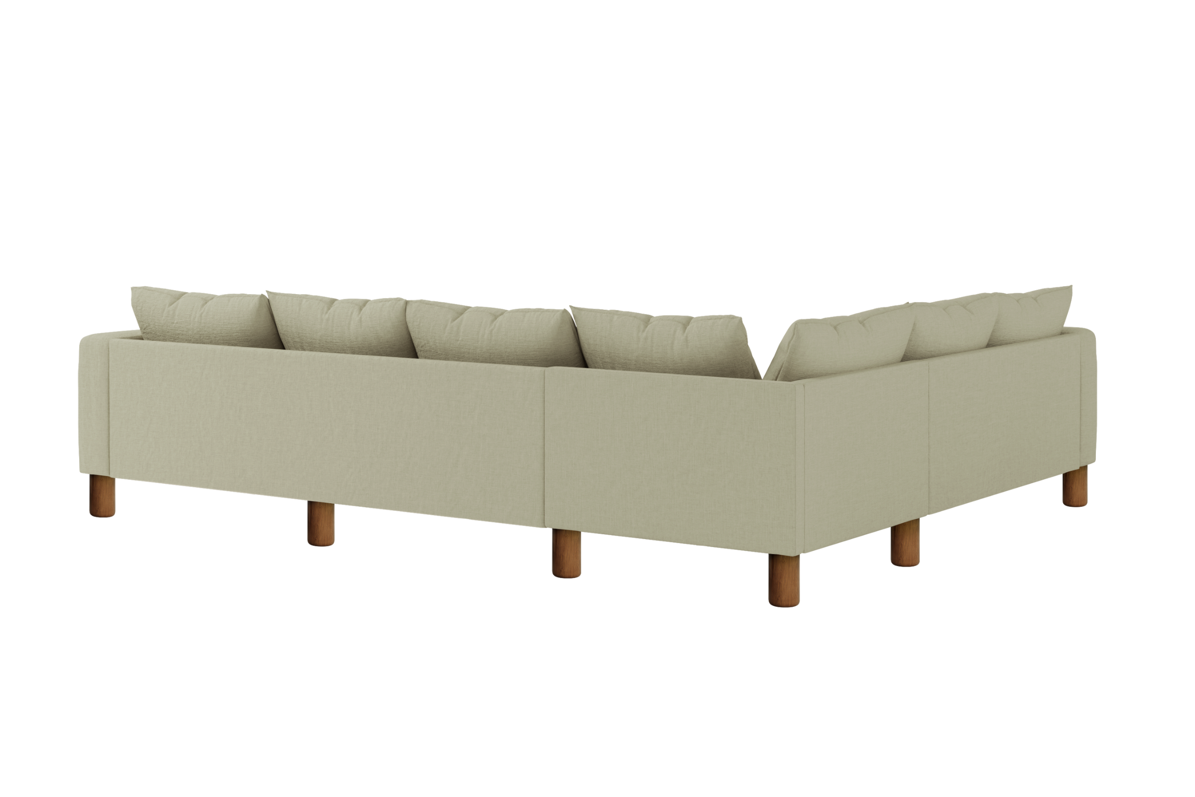 The Essential Corner Sectional (6 Seat) in Hemp Blend