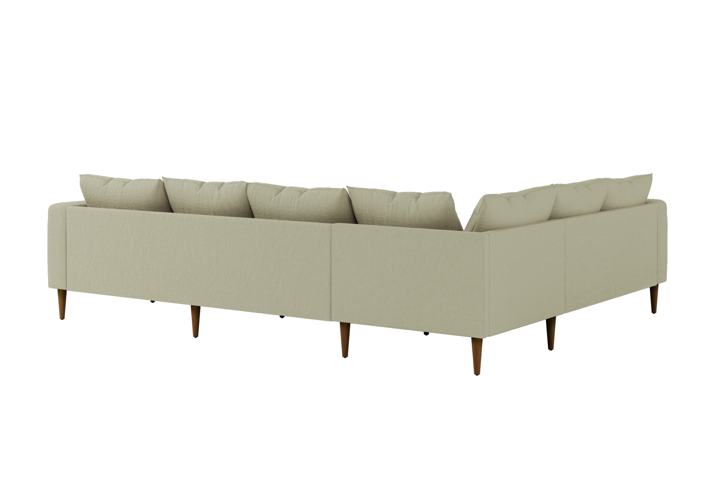 The Essential Corner Sectional (6 Seat) in Hemp Blend