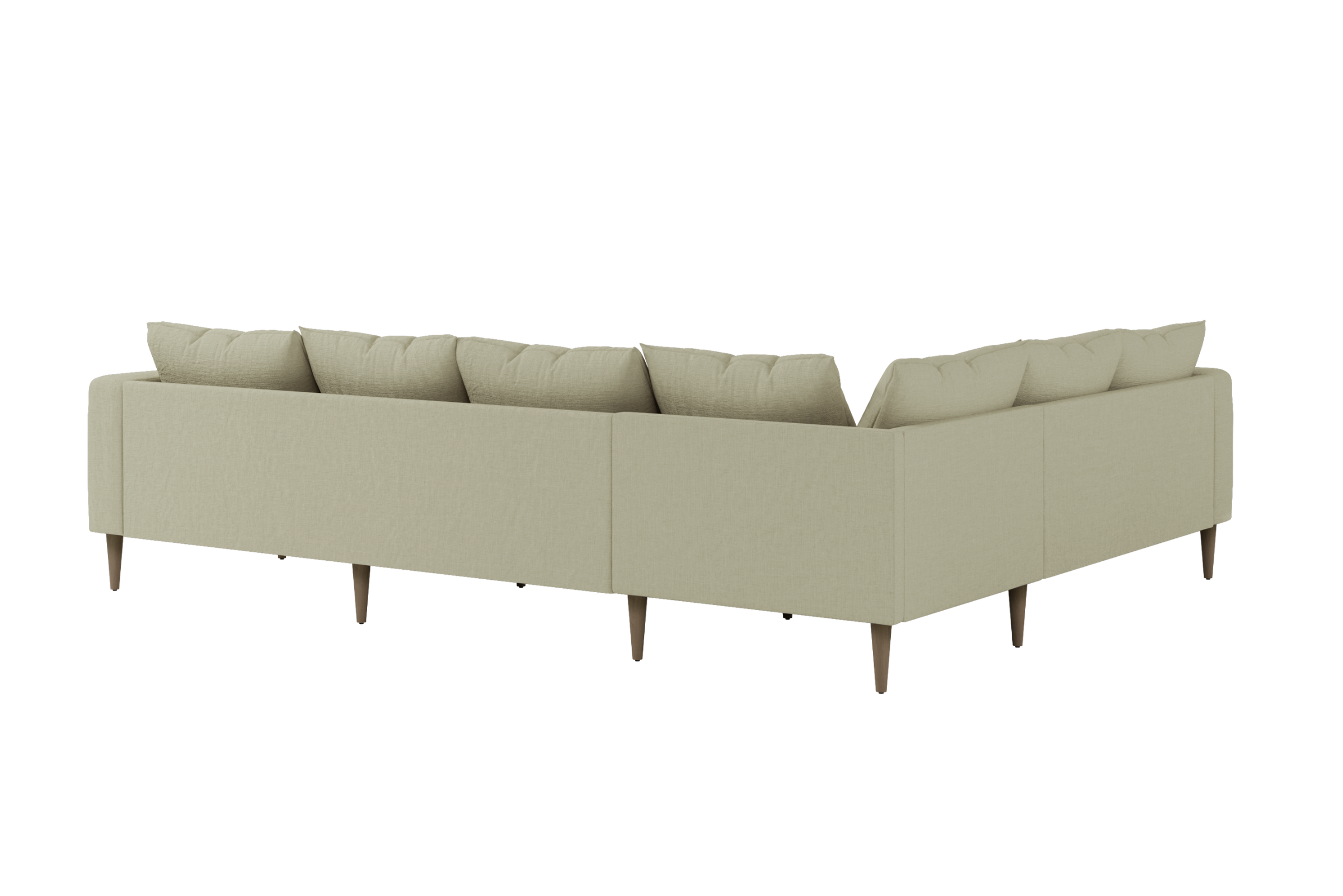 The Essential Corner Sectional (6 Seat) in Hemp Blend