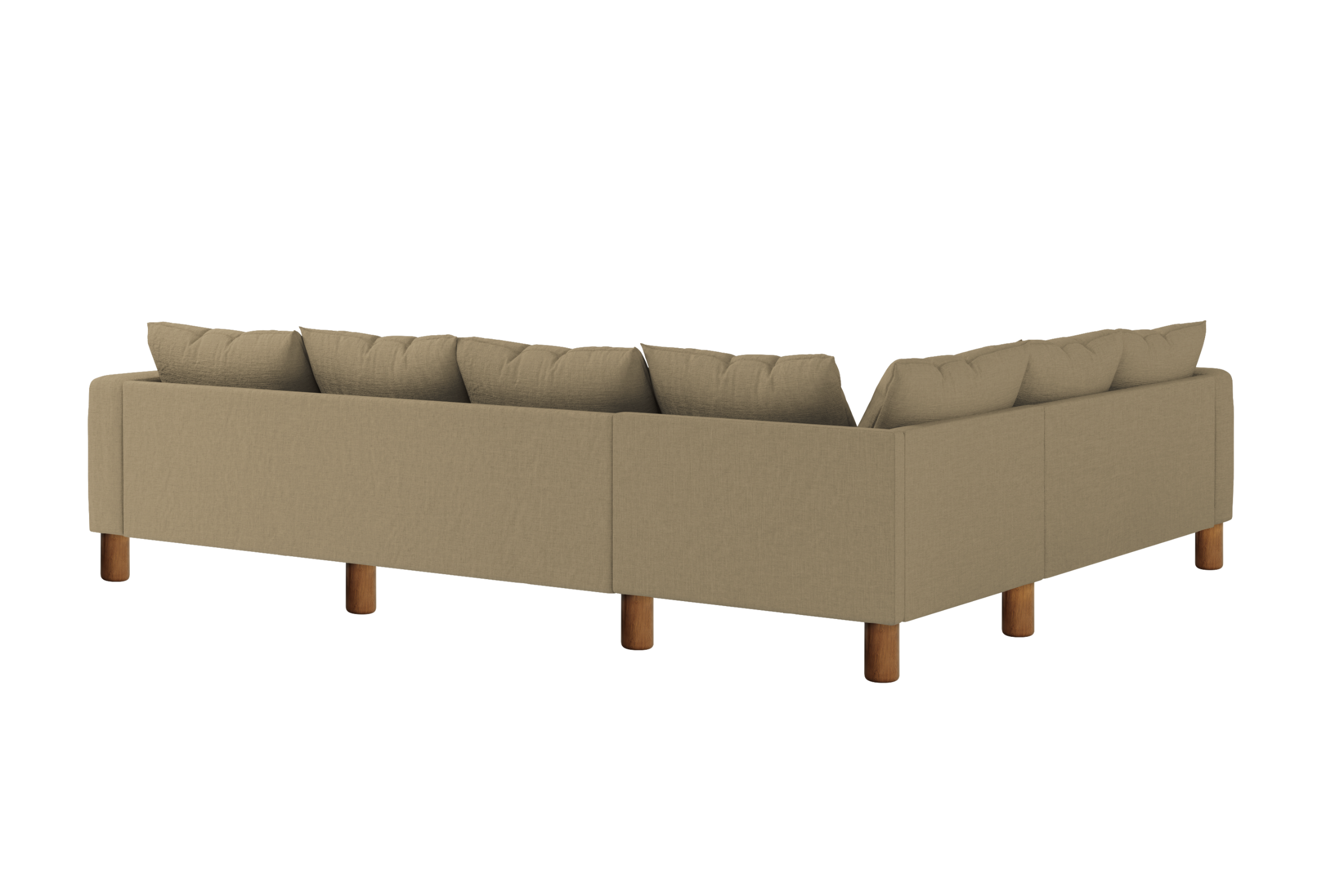 The Essential Corner Sectional (6 Seat) in Hemp Blend