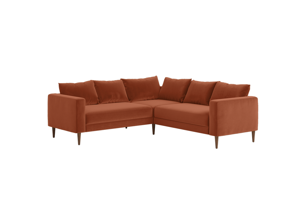 The Essential Corner Sectional (5 Seat) in Recycled Velvet