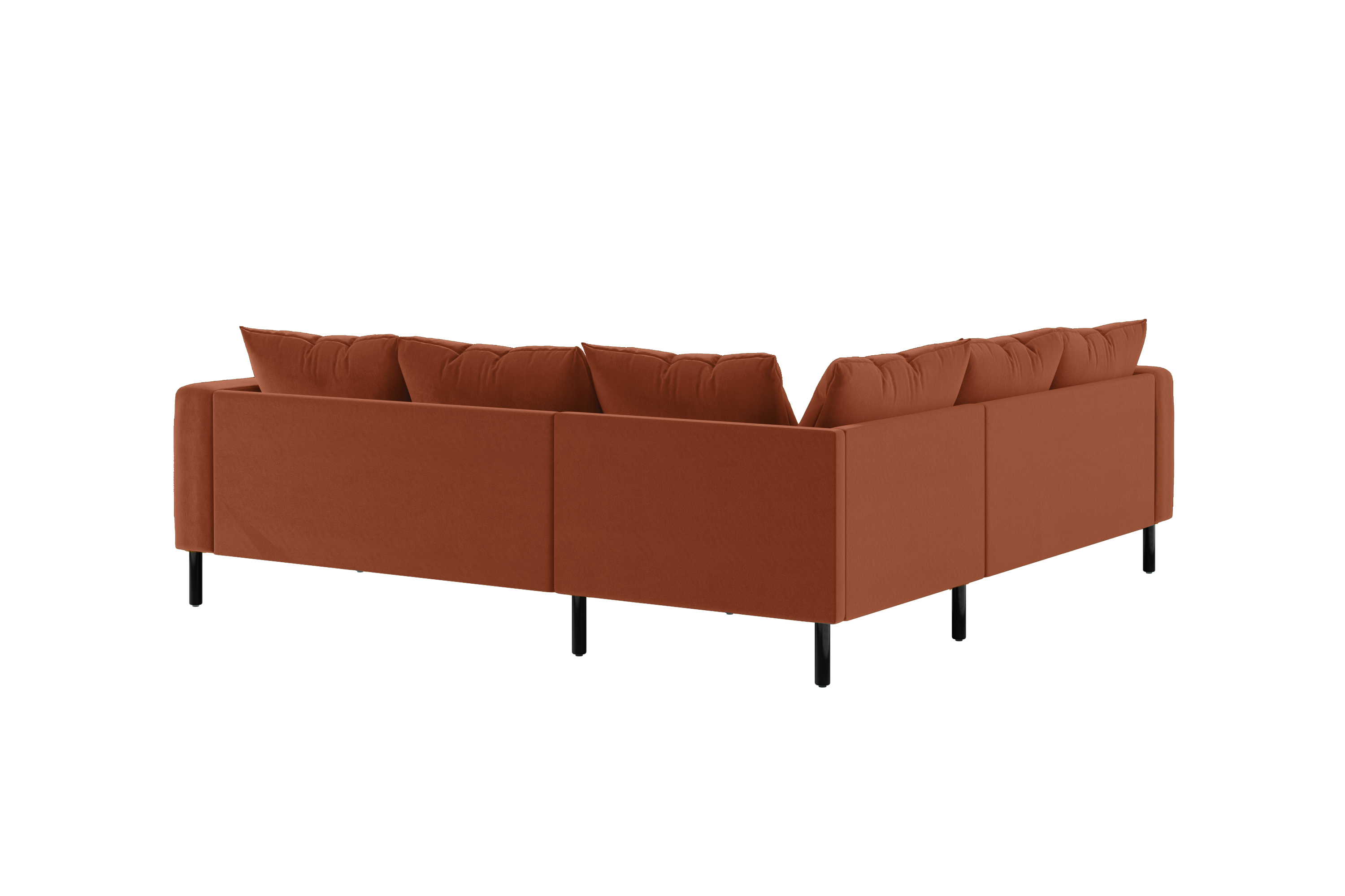 The Essential Corner Sectional (5 Seat) in Recycled Velvet