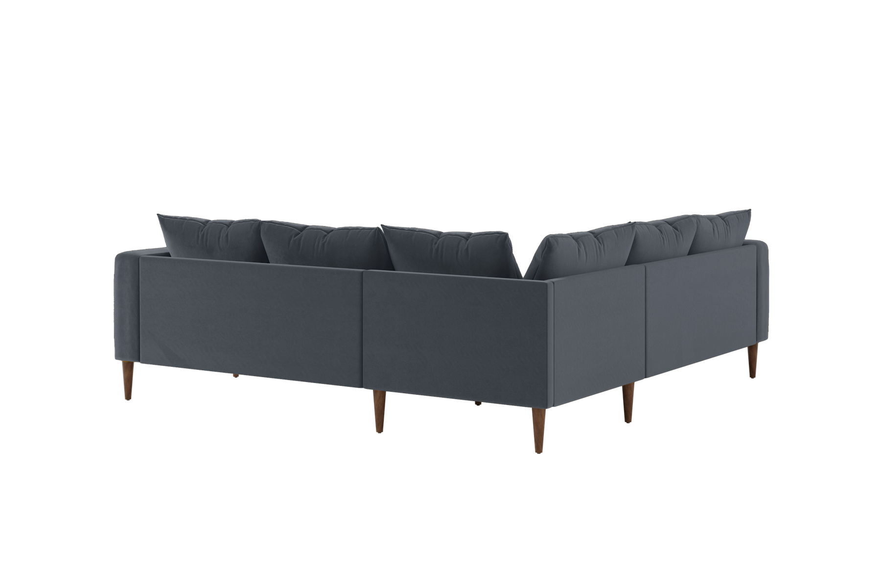 The Essential Corner Sectional (5 Seat) in Recycled Velvet