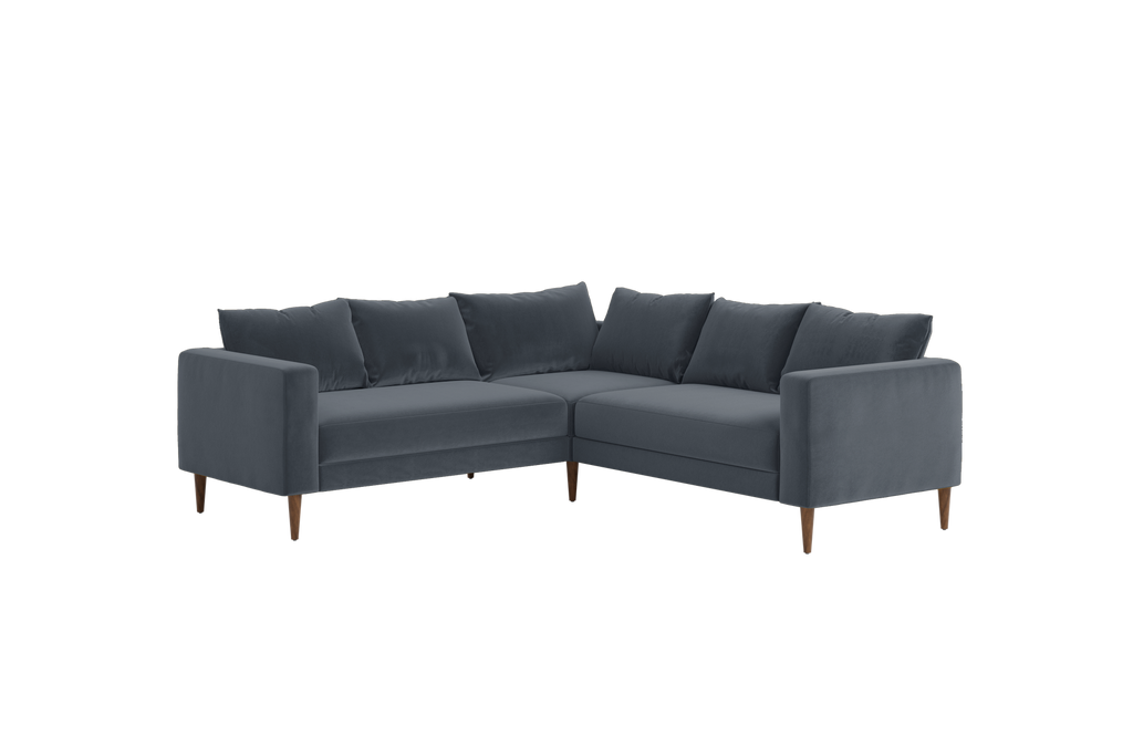 The Essential Corner Sectional (5 Seat) in Recycled Velvet