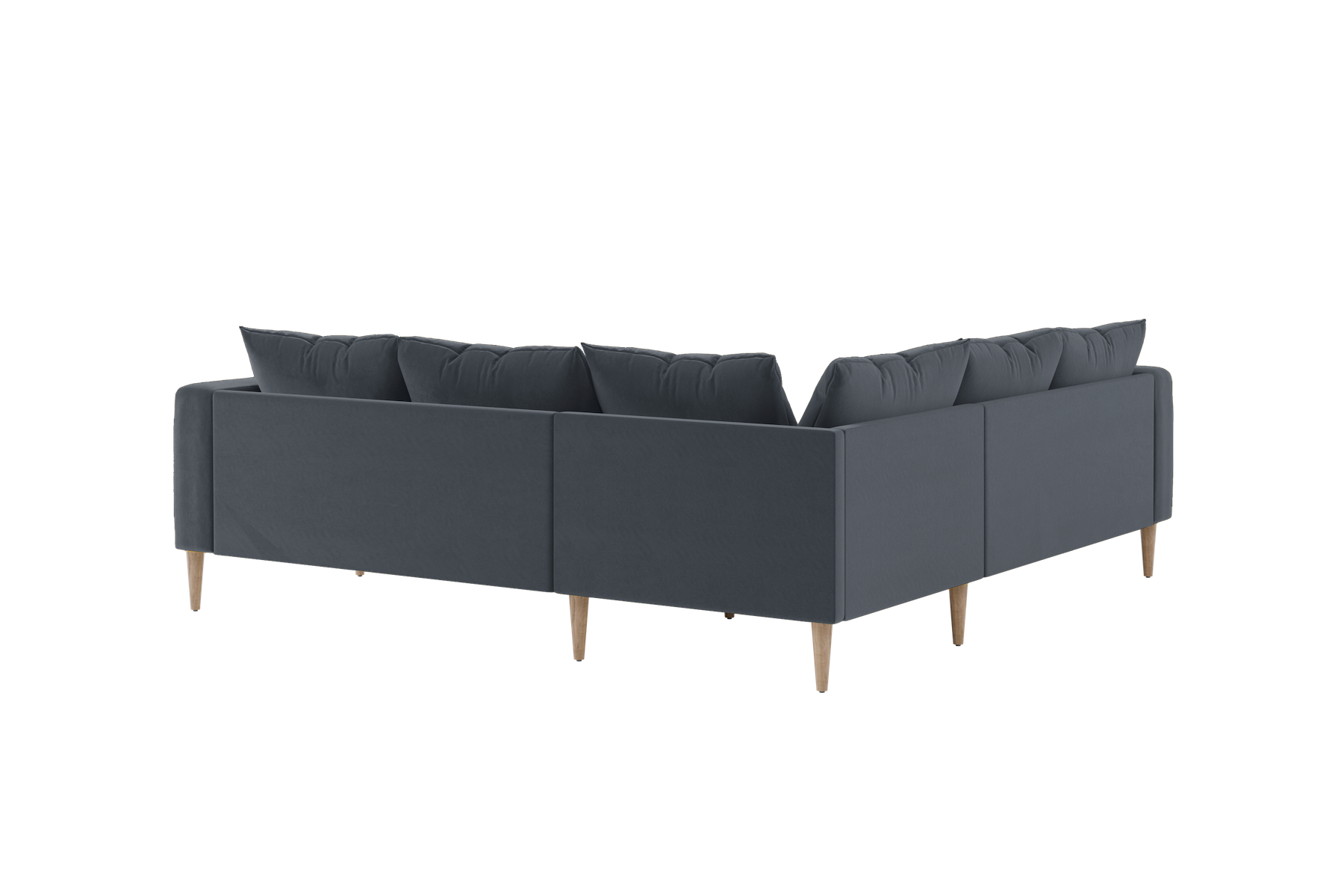 The Essential Corner Sectional (5 Seat) in Recycled Velvet