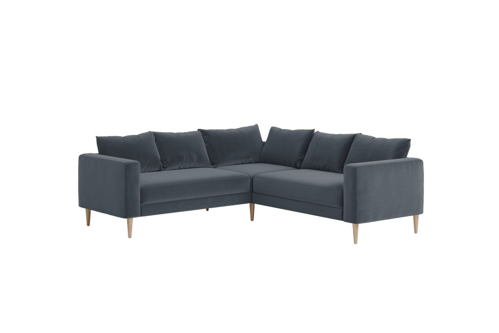 The Essential Corner Sectional (5 Seat) in Recycled Velvet