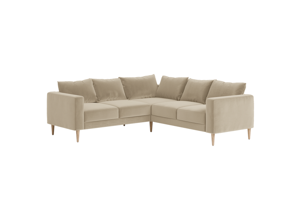 The Essential Corner Sectional (5 Seat) in Recycled Velvet