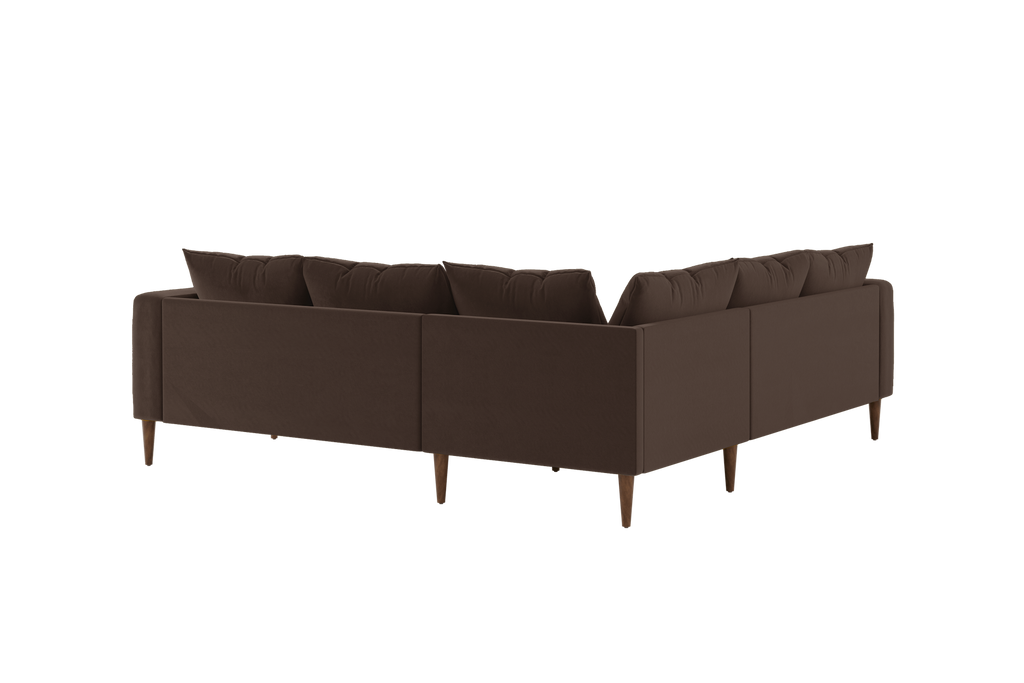 The Essential Corner Sectional (5 Seat) in Recycled Velvet