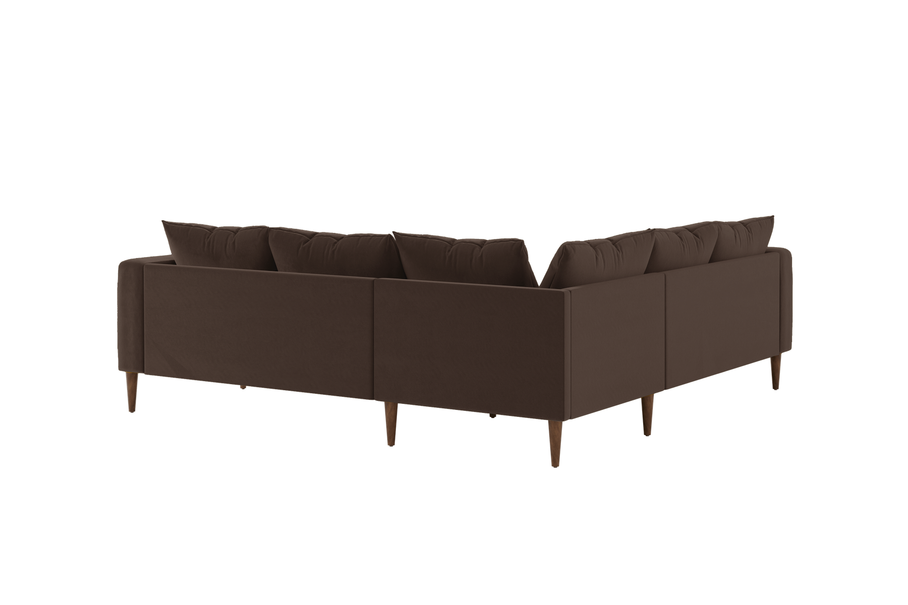 The Essential Corner Sectional (5 Seat) in Recycled Velvet