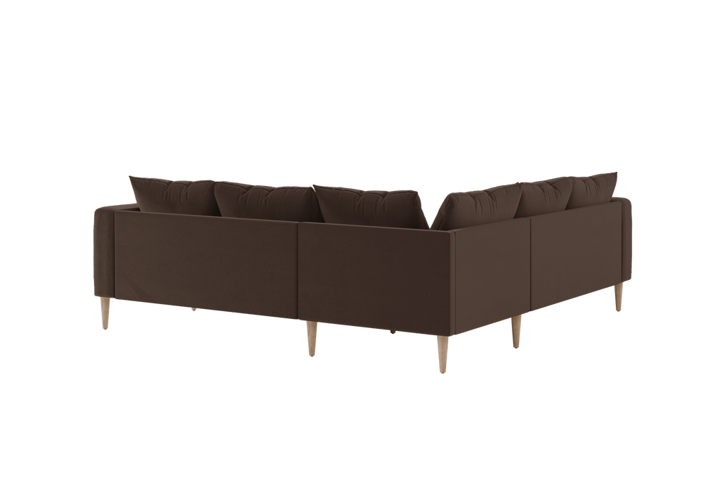 The Essential Corner Sectional (5 Seat) in Recycled Velvet