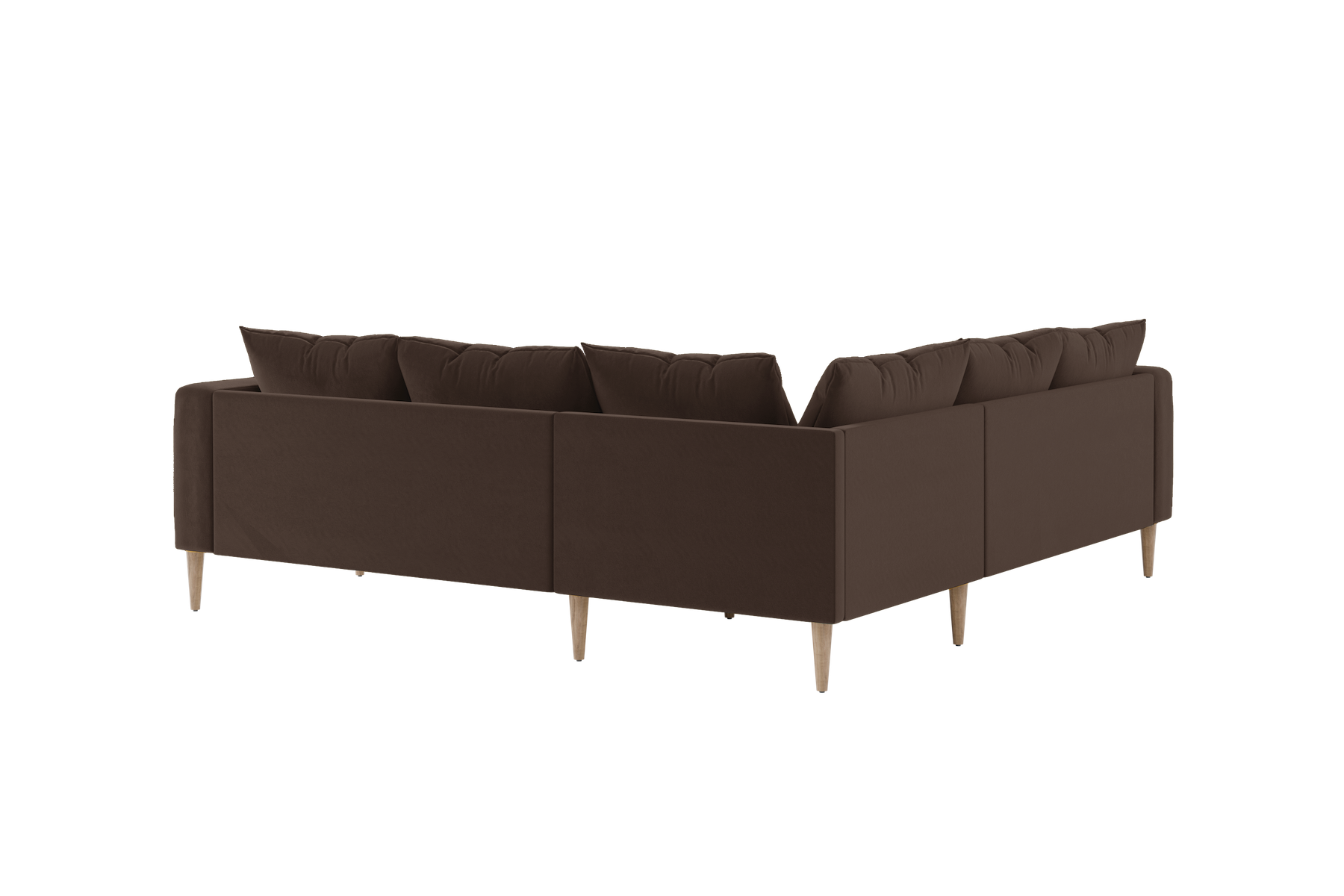 The Essential Corner Sectional (5 Seat) in Recycled Velvet