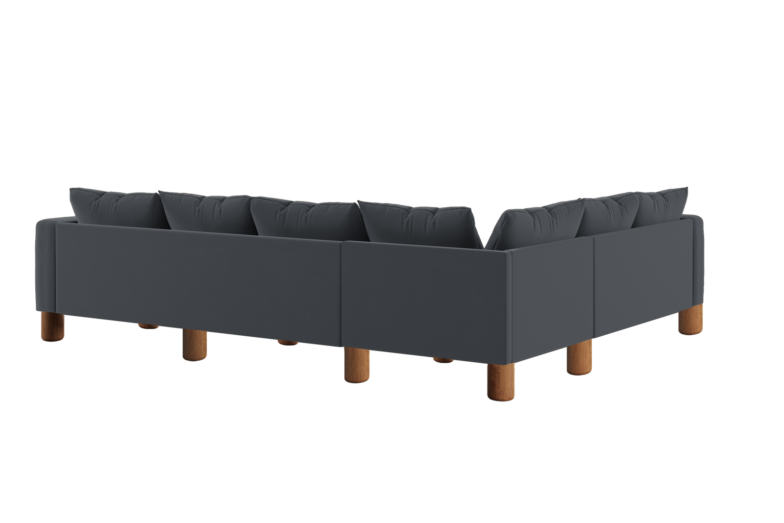 The Essential Corner Sectional (6 Seat) in Recycled Velvet