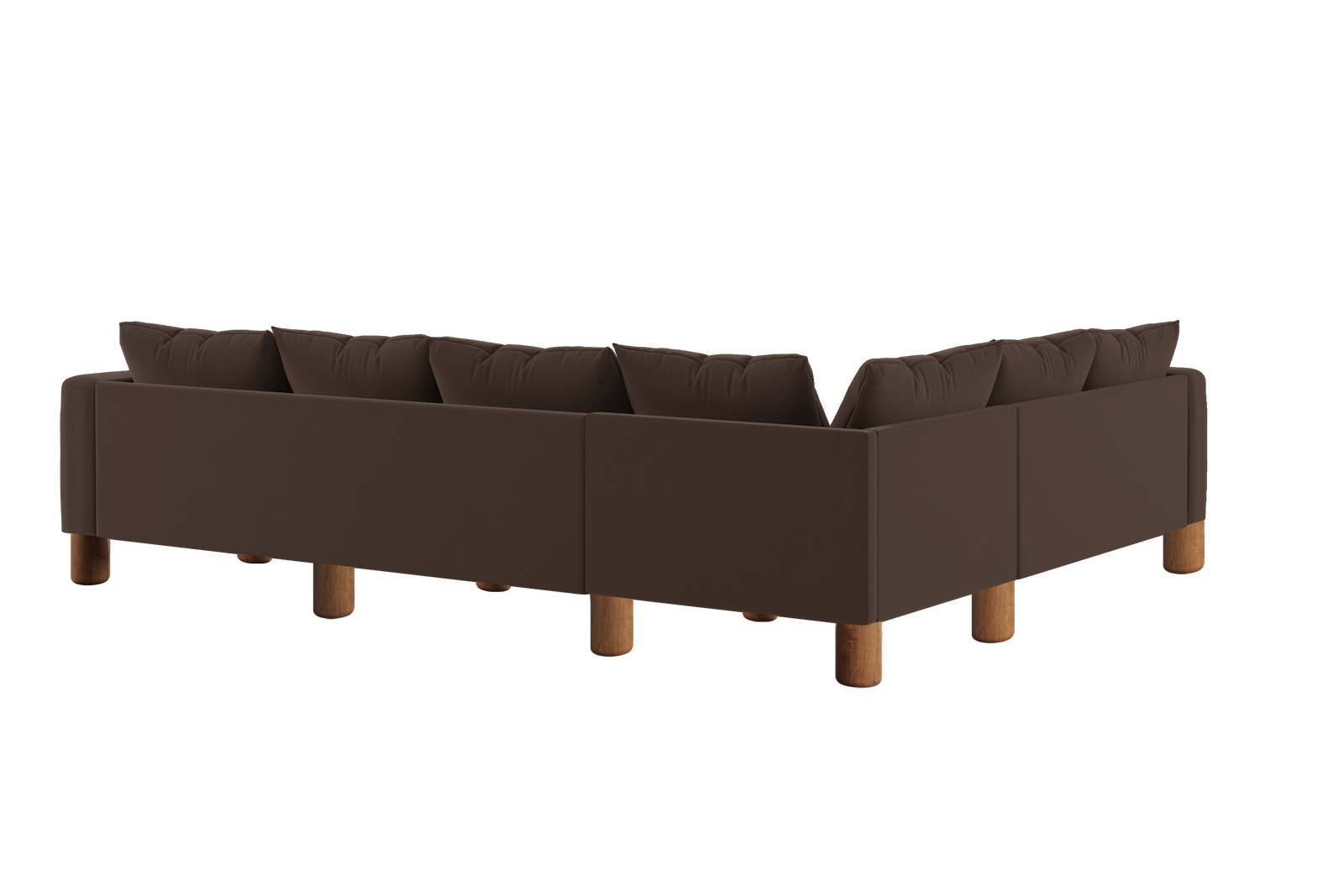 The Essential Corner Sectional (6 Seat) in Recycled Velvet