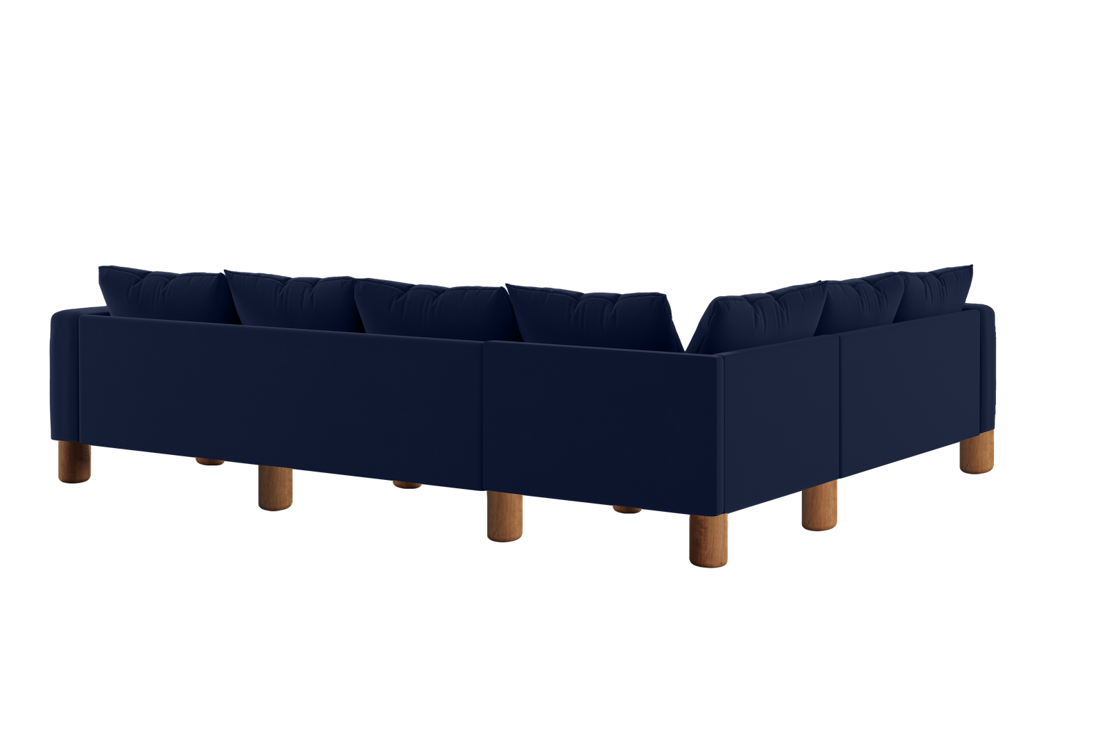 The Essential Corner Sectional (6 Seat) in Recycled Velvet