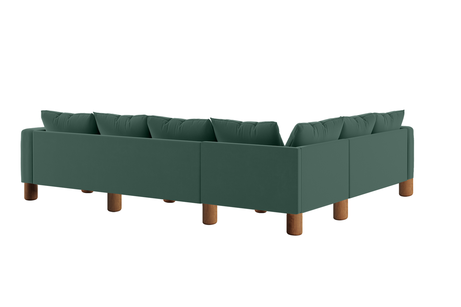 The Essential Corner Sectional (6 Seat) in Recycled Velvet