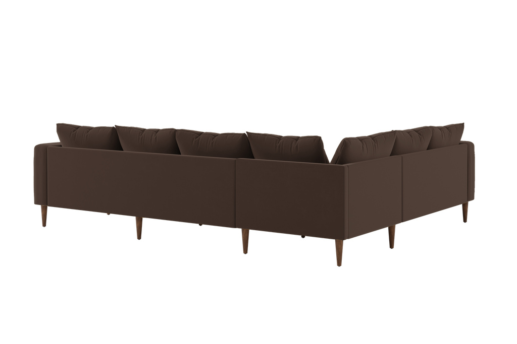 The Essential Corner Sectional (6 Seat) in Recycled Velvet